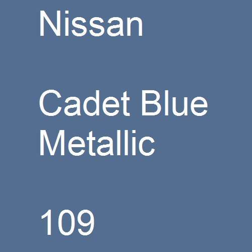 Nissan, Cadet Blue Metallic, 109.